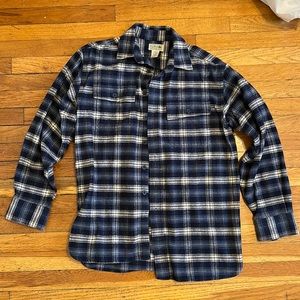 NWOT Medium LLBean Flannel Button Down